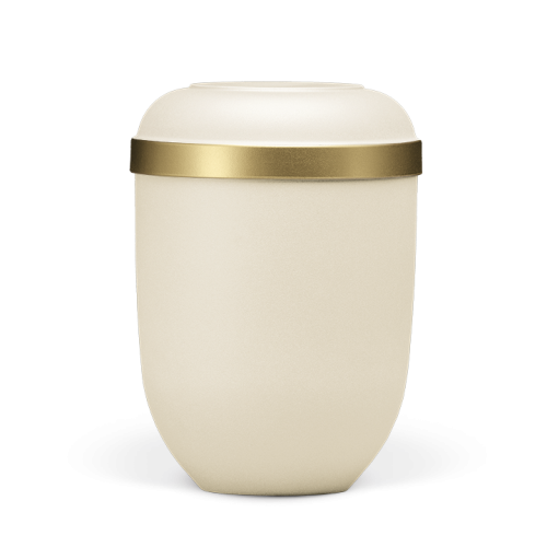 Urna natural veludo beje