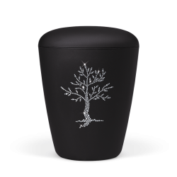 Urna veludo árvore da vida