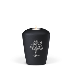 Mini urna dente de leão c/ cristais