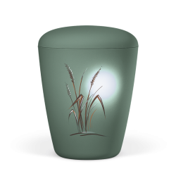 Urna natural veludo verde Oliva "Luar"