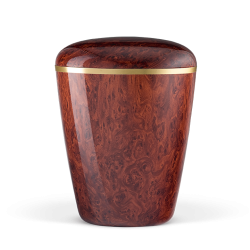 Urna natural c/ revestimento efeito madeira