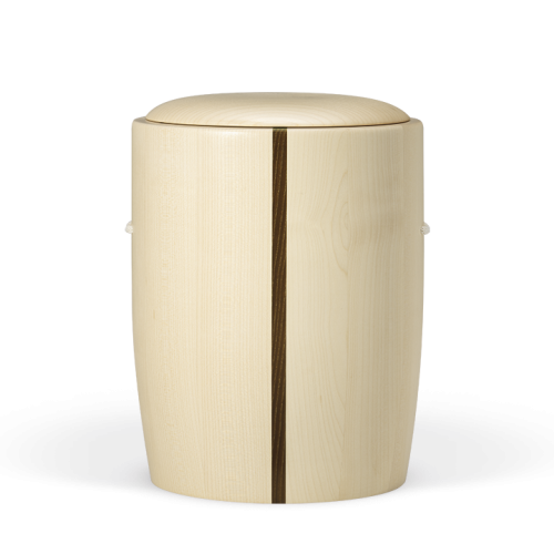 Urna de madeira c/ tira vertical