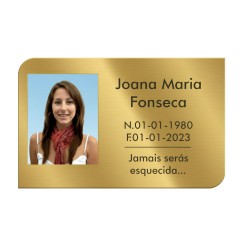 Chapa Inox 1 dourado