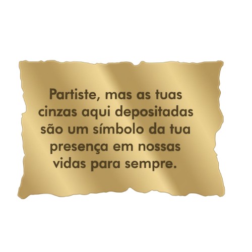 Chapa Inox 3 dourado