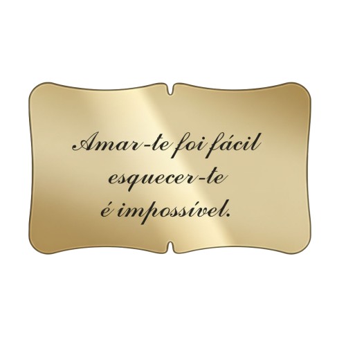 Chapa Inox 5 dourado