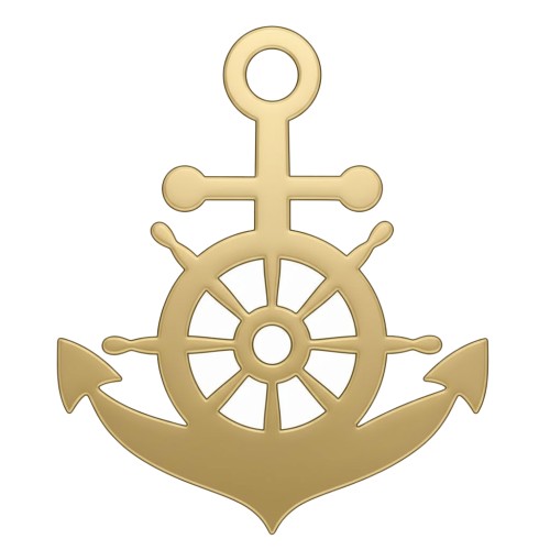 Recorte Profissão Inox 4 dourado