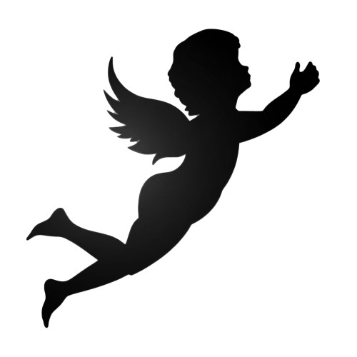 Recorte Anjo Inox 1 preto