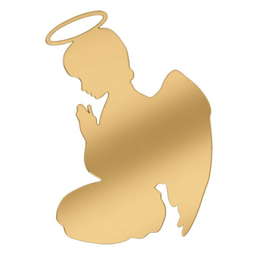 Recorte Anjo Inox 4 dourado