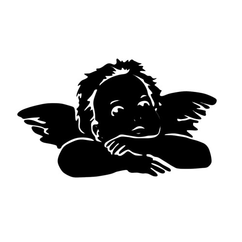 Recorte Anjo Inox 5 preto