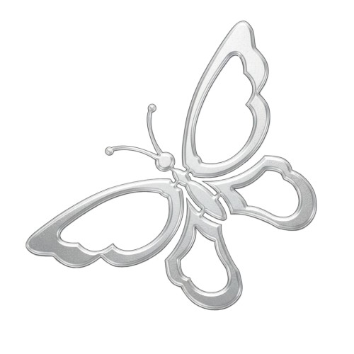 Recorte Borboleta Inox