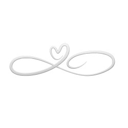 Recorte Coração Inox 1