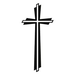 Recorte Cruz Inox 1 preto