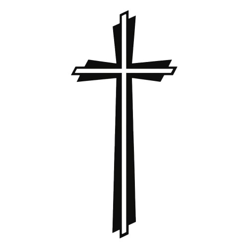 Recorte Cruz Inox 1 preto