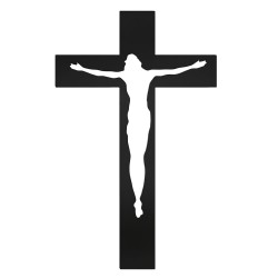 Recorte Cruz Inox 4 preto