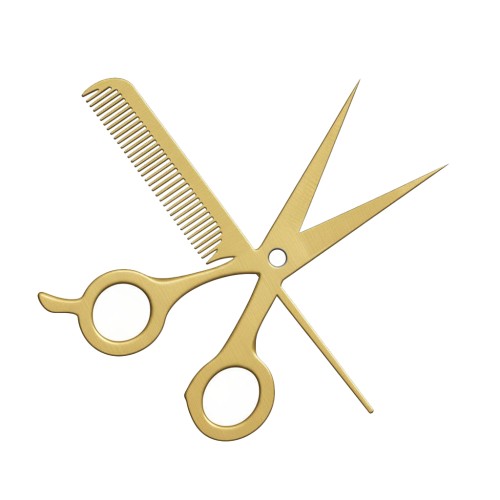 Recorte Profissão Inox 1 dourado