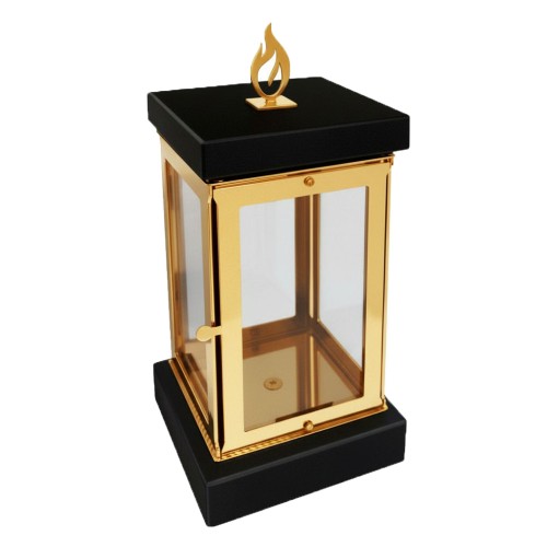 Lanterna IBER3 chama dourado