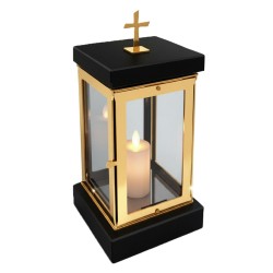 Lanterna IBER3 cruz dourado