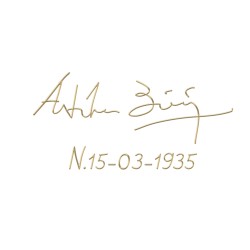 Assinatura inox bronze