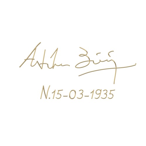 Assinatura inox bronze