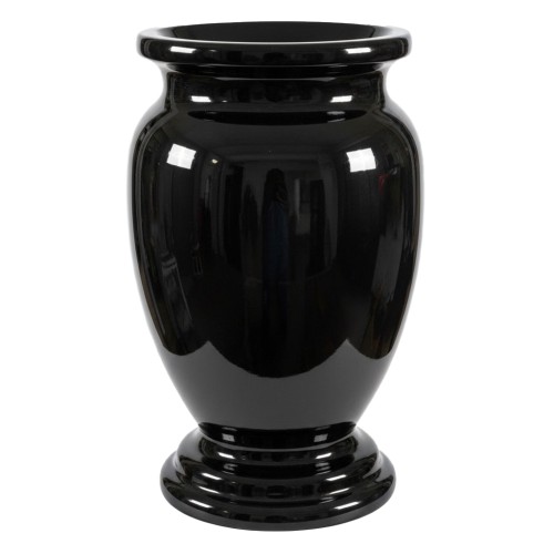 Vaso Torneado Preto