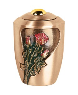 Urna Bronze "Rosas"